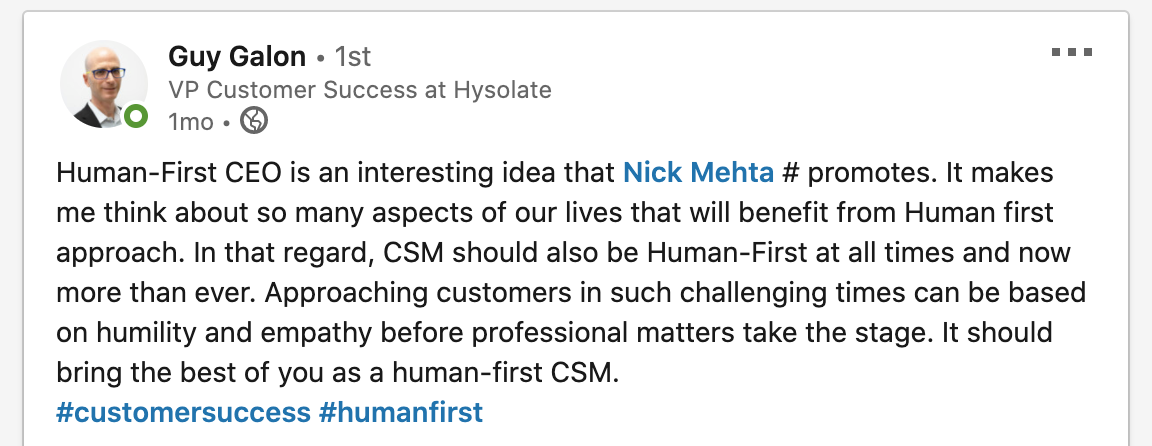5 Ways to Become a Human-first CSM | MehtaPhysical